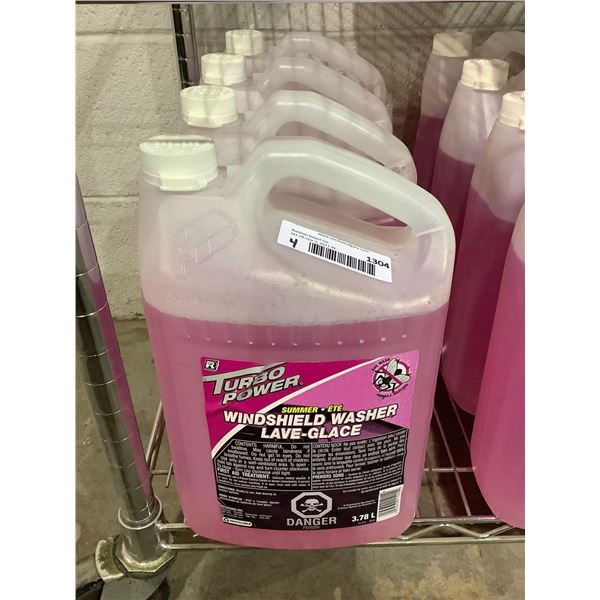 Turbo Power Summer Windshield Washer Fluid 4 X 3.78L