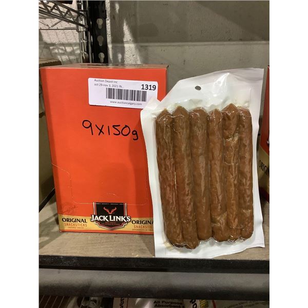 Jack Links Snack Sticks 9 X 150g