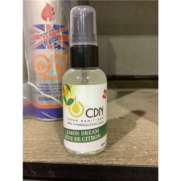 Box Lot CDN Hand Sanitizer "Lemon Dream" 60ml Bottles