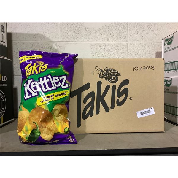 Takis Kettlez Typhoon Jalapeno 10 X 200g