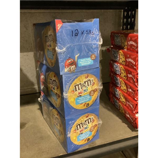 M&M's Mini Vanilla Soft Cookies 12 X 53g