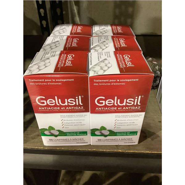 Gelusil Antacid & Anti Gas Tabs 100 X 6