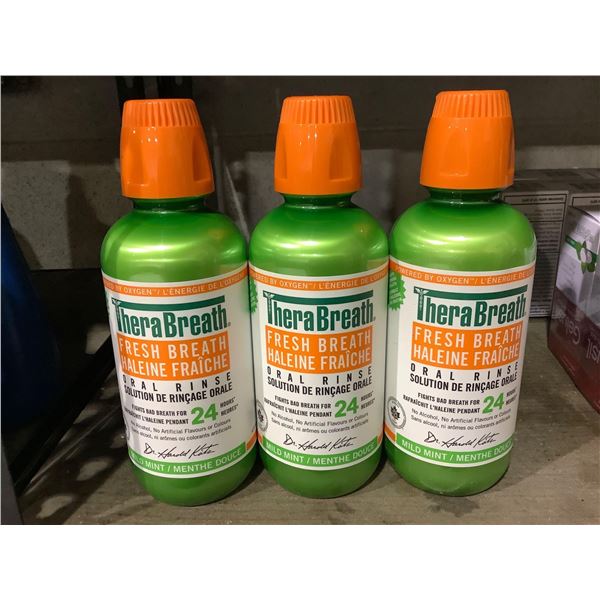 Thera Breath Oral Rinse 3 X 473ml