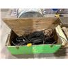Image 3 : Wooden Tote of Assorted Extension Cords