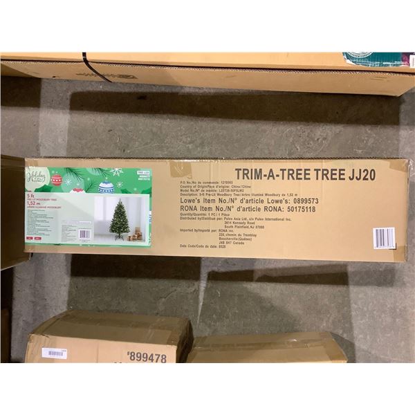 5' Pre-Lit |Christmas WoodburyTree