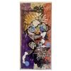 Image 1 : Paul Kostabi, "Nutritious Culture with Manners" Hand Signed Original Painting with Letter of Authent