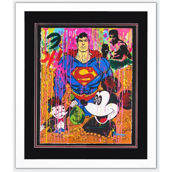 Nastya Rovenskaya- Original Mixed Media on Paper "Return to Glory"