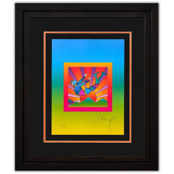 Peter Max- Original Lithograph "Cosmic Flyer on Blends"