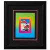 Image 1 : Peter Max- Original Lithograph "UMBRELA MAN ON BLENDS"