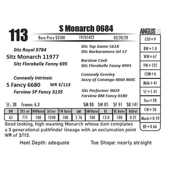 S Monarch 0684