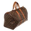 Image 2 : Louis Vuitton Brown Monogram Canvas Keepall 45cm Travel Bag