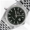 Image 1 : Rolex Mens Stainless Steel Datejust With Factory Black Index Dial With Rolex Box