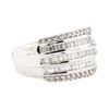 Image 1 : 1.34 ctw Diamond Ring - 18KT White Gold