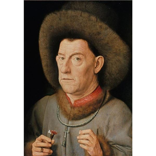 Jan Van Eyck - Man with Pinks