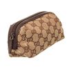 Image 1 : Gucci Brown Canvas Mini Toiletry Case