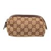 Image 2 : Gucci Brown Canvas Mini Toiletry Case
