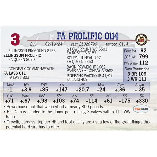 FA Prolific 0114