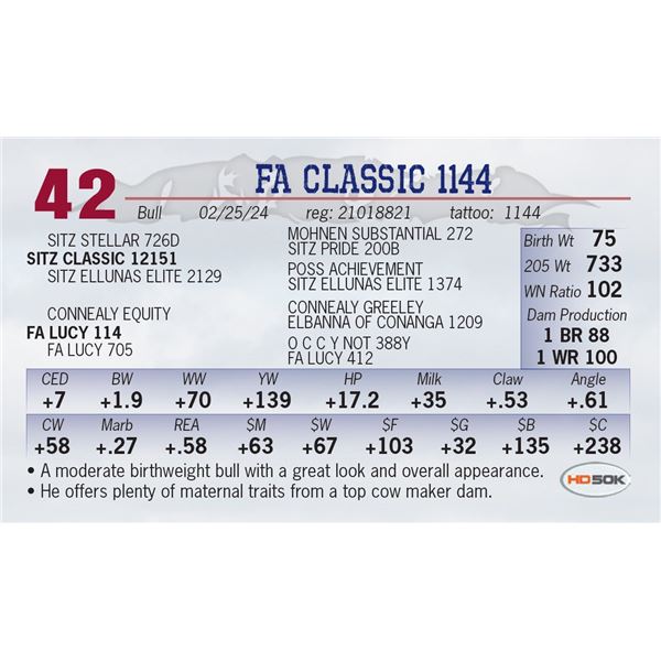 FA Classic 1144