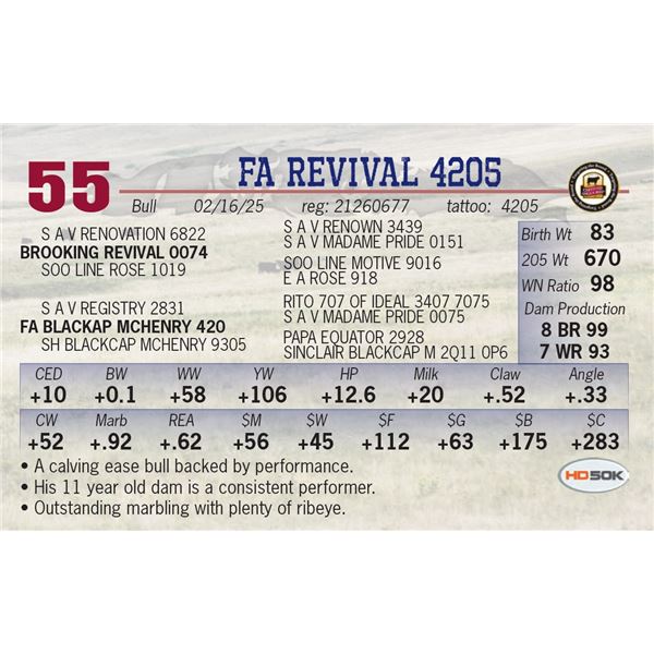 FA REVIVAL 4205
