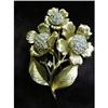 Image 1 : 40's RHINE STONE FLORAL BROOCH - TREMBLER #2242261