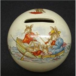 ROYAL DOULTON 1936 BUNNYKINS SAVING BANK #2242281