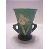 Image 1 : Roseville Blue Iris 4 in Vase - Mint #2242435