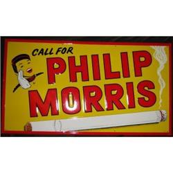 Philip Morris Embossed Tin Sign #2242455