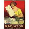 Image 1 : old vintage 1910 FRENCH RADIATOR STARCH sign #2242533