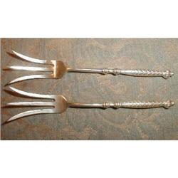 GORHAM Sterling PICKLE Forks (2) - ANTIQUE #2242634