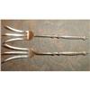 Image 1 : GORHAM Sterling PICKLE Forks (2) - ANTIQUE #2242634