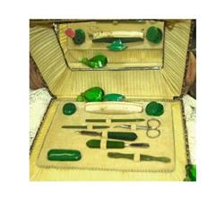 DECO Celluloid GERMAN Bakelite VANITY set #2242807