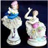 Image 1 : 2 SITZENDORF DRESDEN STYLE LACE DANCERS 19 C #2243074