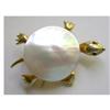 Image 1 : Jonette Turtle Pin - Mother of Pearl Shell #2254231