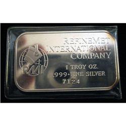 1 Troy Ounce .999 Silver Bar/Ingot - RefineMet #2254279