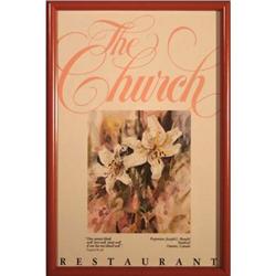 "The Church Restaurant" - poster print #2254312