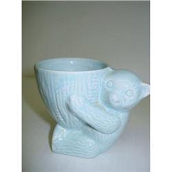 LOVELY FIGURAL EGG CUP - BLUE BEAR #2254420