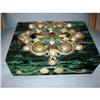 Image 1 : Velvet decorated hand crafted box! #2254452
