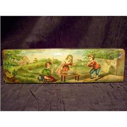 Early Century Antique Wooden Pencil Box #2254461