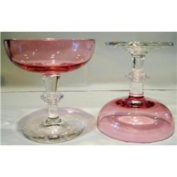 Cranberry to Clear Champagne Wine Glasses (7) #2254467