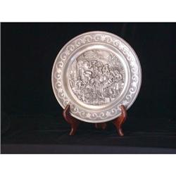 Pewter "At the Mill" Scene  Plate #2254557