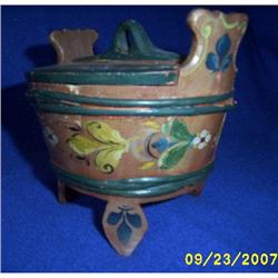 2 sided hand paintedsalt box  #2254639