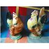 Image 1 : Royal Copley Rooster and Hen Set Pottery #2254665