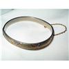 Image 1 : Spanish Toledo Damascene Hinged Bangle Bracelet#2254702