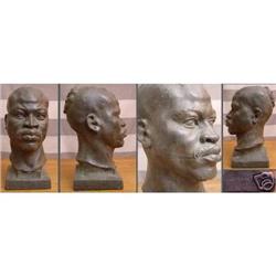 African American Bust, "bronze", ca. 1897 #2254753