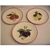 Image 1 : Set of 6 Plates Blue Ridge Fruit Fantasy #2254810