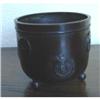 Image 1 : Japanese Small Bronze Planter with Coin Detail #2254851