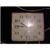 1950's Red Plastic Sessions Electric Wall Clock#2254866