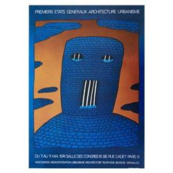 Jean-Michel Folon Untitled Offset Lithograph #2255230
