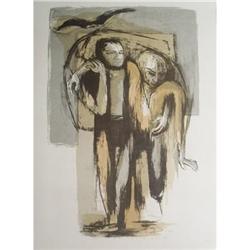 Benton Spruance Ahab and Starbuck Lithograph #2255504