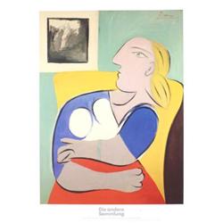 Pablo Picasso Femme au Fauteil Jaune #2255586
